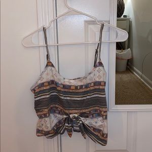 Cropped tank top